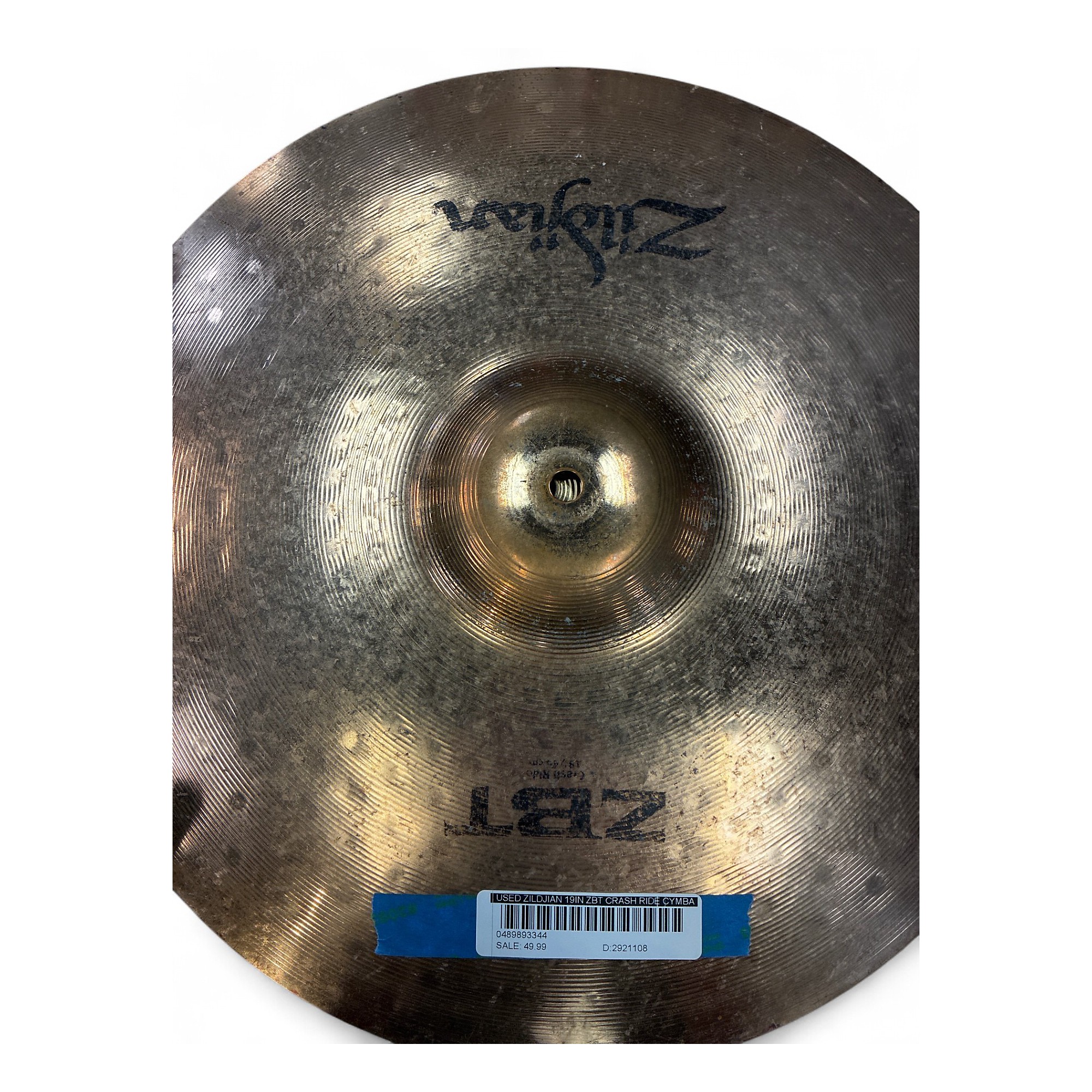 Used Zildjian 19in ZBT Crash Ride Cymbal 39 | Guitar Center