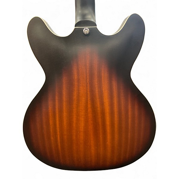 Used Grote SEMI HOLLOW 2 Tone Sunburst Hollow Body Electric Guitar