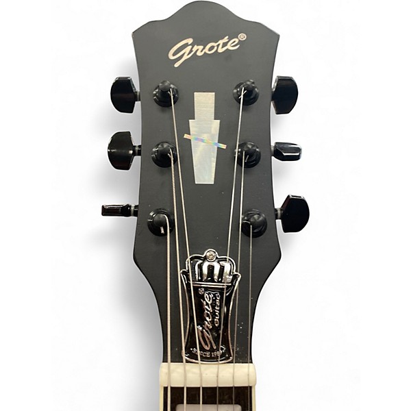 Used Grote SEMI HOLLOW 2 Tone Sunburst Hollow Body Electric Guitar