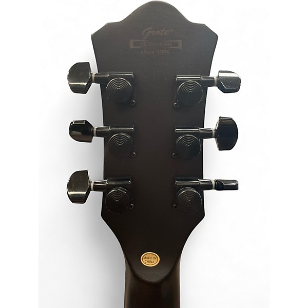 Used Grote SEMI HOLLOW 2 Tone Sunburst Hollow Body Electric Guitar
