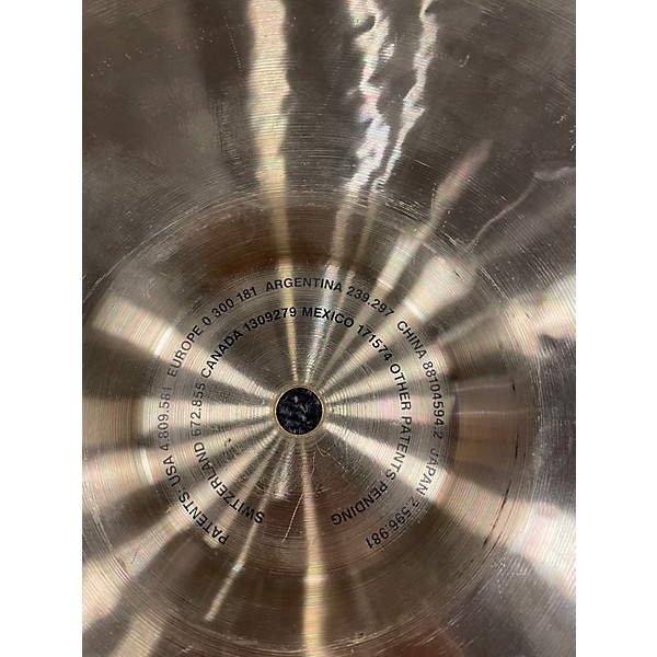 Used Paiste 18in Signature Crystal Thin 18 Crash Cymbal
