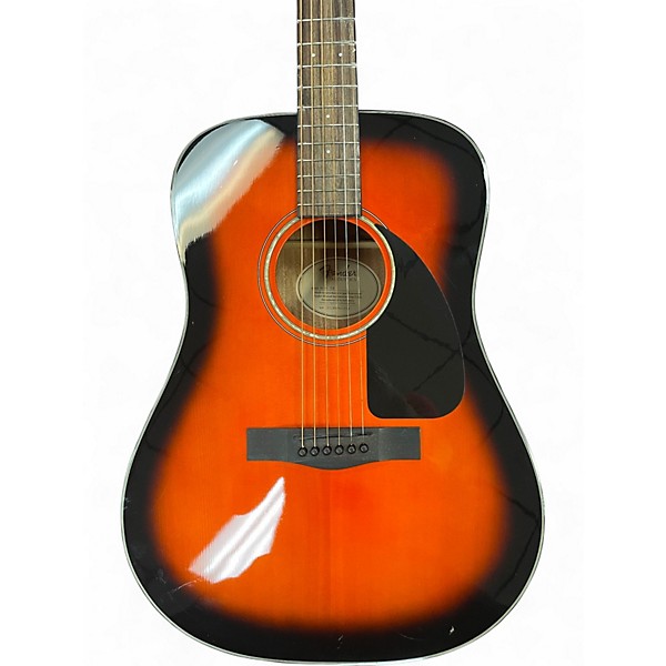 Used Fender CD60 Dreadnought Sunburst Acoustic Guitar