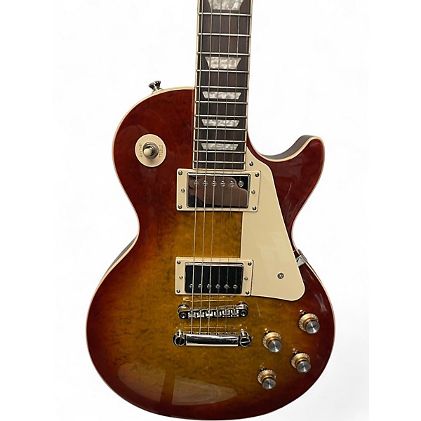 Used Epiphone Les Paul Standard 60s Quilt Top Washed Cherry Sunburst Solid Body Electric Guitar