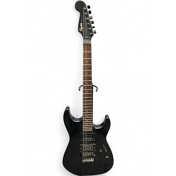 Used Squier Showmaster 6 HSS Black Solid Body Electric Guitar