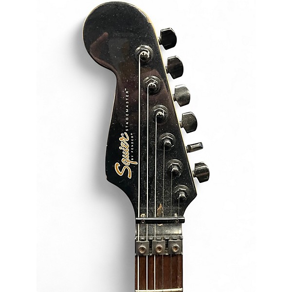 Used Squier Showmaster 6 HSS Black Solid Body Electric Guitar
