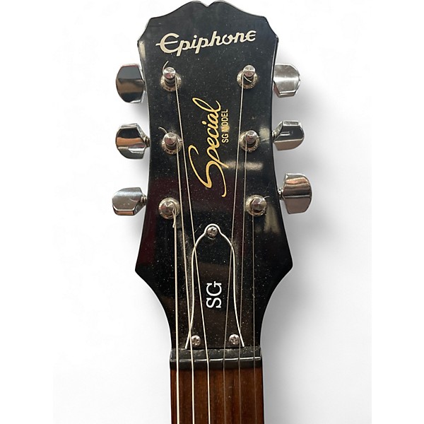 Used Epiphone SG Special Bolt On Ebony Solid Body Electric Guitar