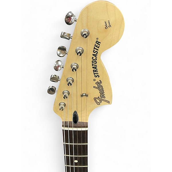 Used Fender Tom Delonge Signature Stratocaster Daphne Blue Solid Body Electric Guitar