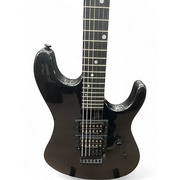 Used Kramer Nightswan Jet Black Sparkle Solid Body Electric Guitar