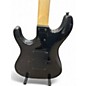 Used Kramer Nightswan Jet Black Sparkle Solid Body Electric Guitar