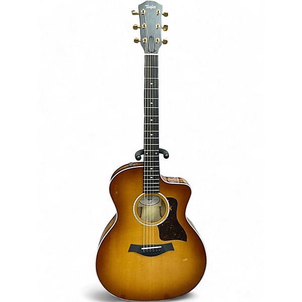 Used Taylor 214CE Deluxe Special Edition African Ziricote Acoustic Guitar