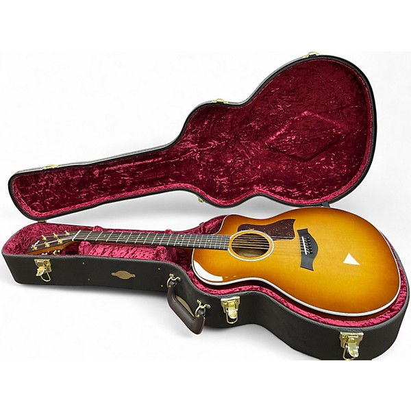 Used Taylor 214CE Deluxe Special Edition African Ziricote Acoustic Guitar