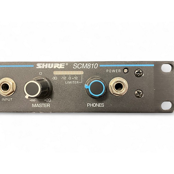 Used Shure SCM810 Automatic Microphone Mixer With Intellimix Powered Mixer
