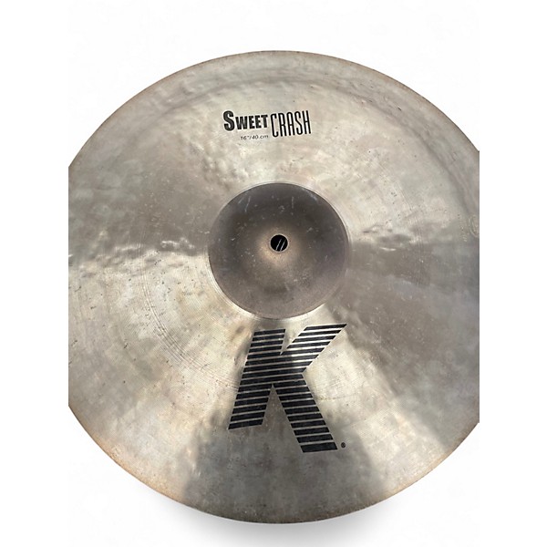 Used Zildjian 16in K Sweet Crash Cymbal