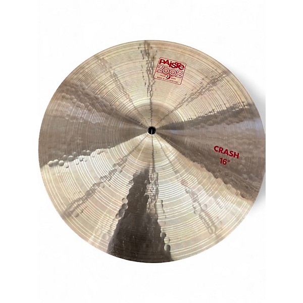 Used Paiste 16in 2002 Crash Cymbal