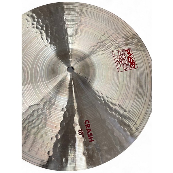 Used Paiste 16in 2002 Crash Cymbal