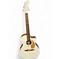 Used Fender Newporter Player Classic White Acoustic Electric Guitar thumbnail