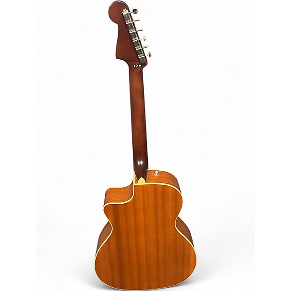 Used Fender Newporter Player Classic White Acoustic Electric Guitar