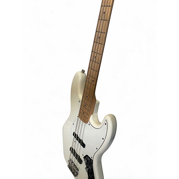 Used Squier Affinity Jazz Bass Alpine White Electric Bass Guitar