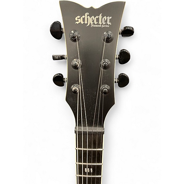 Used Schecter Guitar Research SOLO-II SLS ELITE EVIL TWIN Satin Black Solid Body Electric Guitar