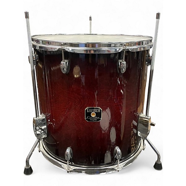 Used Gretsch Drums 7 Piece Catalina Maple Cherry Burst Drum Kit