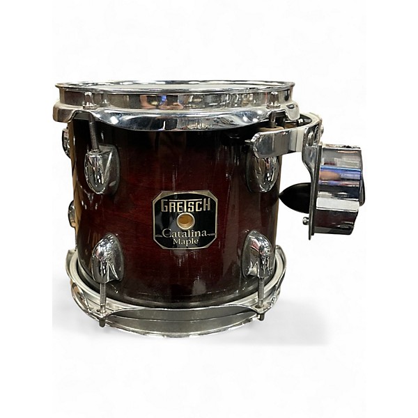 Used Gretsch Drums 7 Piece Catalina Maple Cherry Burst Drum Kit