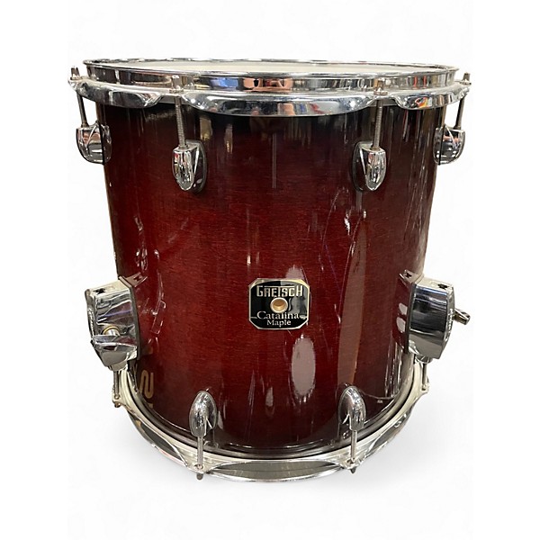 Used Gretsch Drums 7 Piece Catalina Maple Cherry Burst Drum Kit
