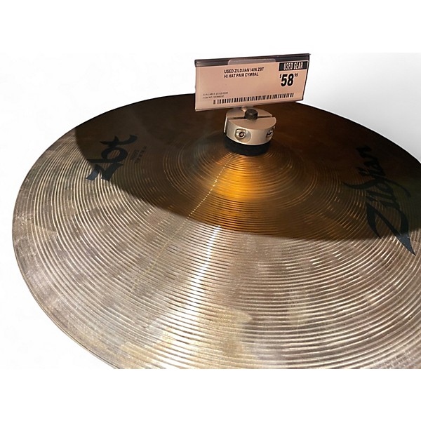Used Zildjian 14in ZBT Hi Hat Pair Cymbal