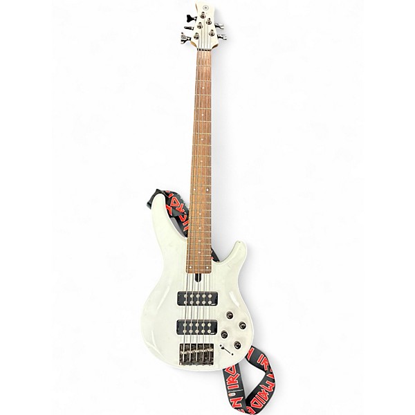Used Yamaha TRBX305 White Electric Bass Guitar