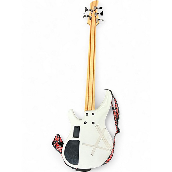 Used Yamaha TRBX305 White Electric Bass Guitar