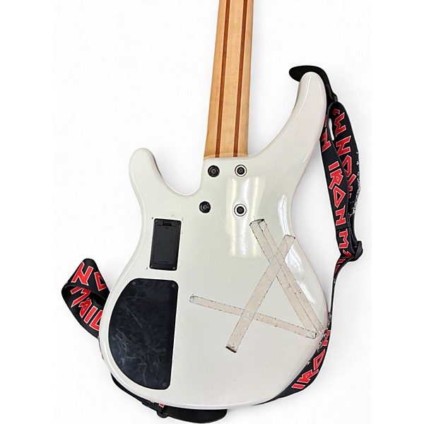 Used Yamaha TRBX305 White Electric Bass Guitar