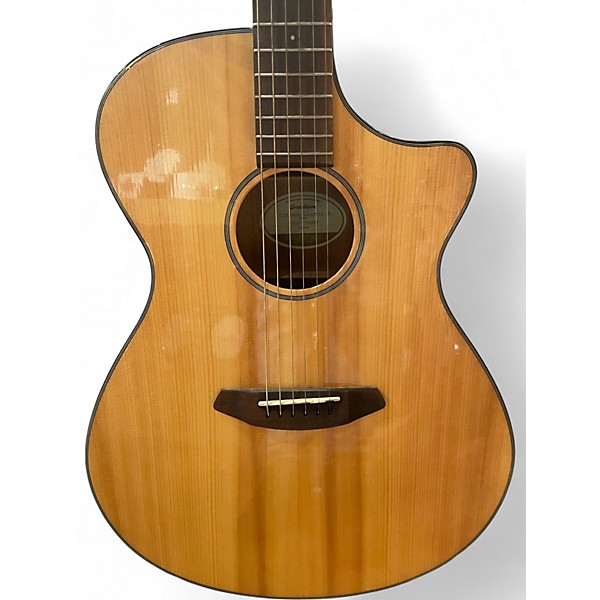 Used Breedlove Discovery Concerto CE Natural Acoustic Electric Guitar