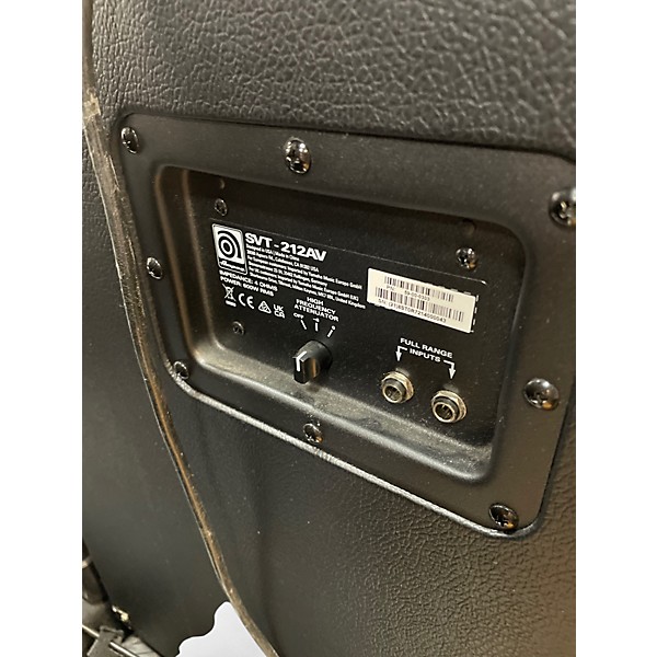 Used Ampeg SVT212AV 600W 2x12 Bass Cabinet