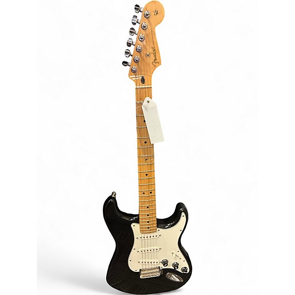 Used Fender Player Stratocaster Black Solid Body Electric Guitar