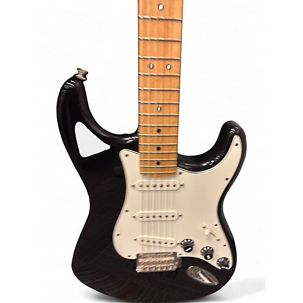 Used Fender Player Stratocaster Black Solid Body Electric Guitar