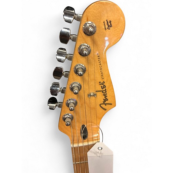 Used Fender Player Stratocaster Black Solid Body Electric Guitar