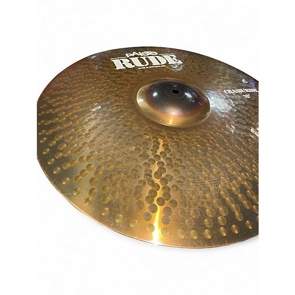 Used Paiste 18in Rude Classic Crash Ride Cymbal