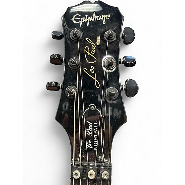Used Epiphone Les Paul Nightfall Black Solid Body Electric Guitar