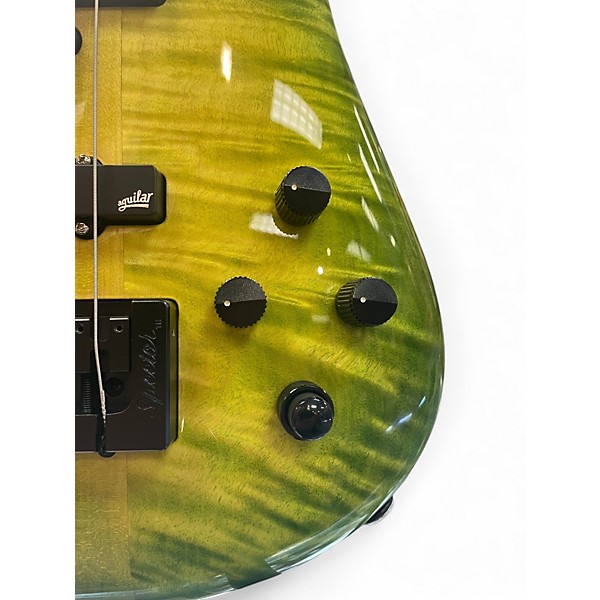 Used Spector NS2 USA Alien Glow Electric Bass Guitar
