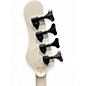 Used Schecter Guitar Research ULTRA BASS White Electric Bass Guitar