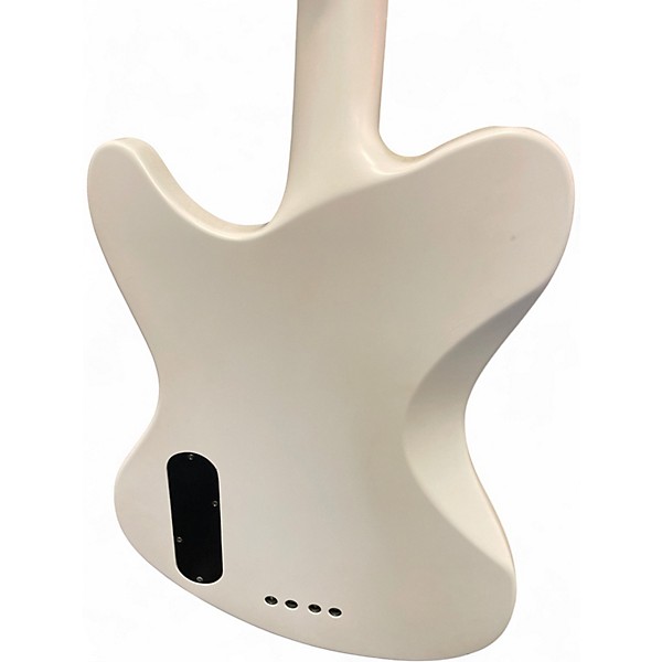 Used Schecter Guitar Research ULTRA BASS White Electric Bass Guitar