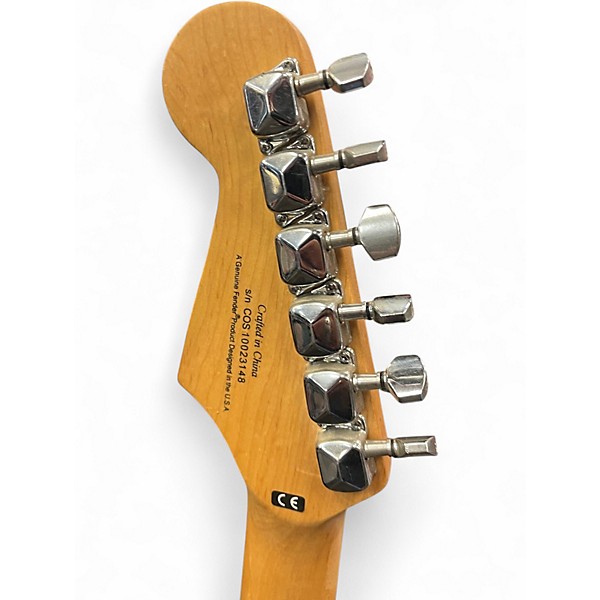 Used Squier Bullet Stratocaster HSS 2 Tone Sunburst Solid Body Electric Guitar
