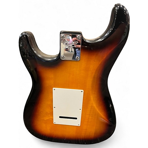 Used Squier Bullet Stratocaster HSS 2 Tone Sunburst Solid Body Electric Guitar