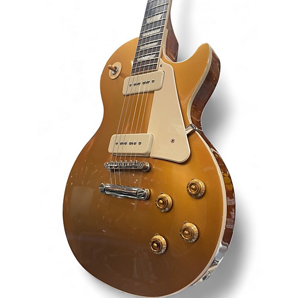Used 2019 Gibson Les Paul Standard '50s P-90 Gold Top Solid Body Electric Guitar