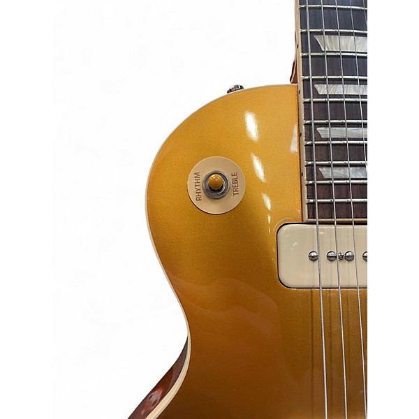 Used 2019 Gibson Les Paul Standard '50s P-90 Gold Top Solid Body Electric Guitar