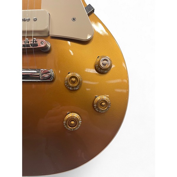 Used 2019 Gibson Les Paul Standard '50s P-90 Gold Top Solid Body Electric Guitar