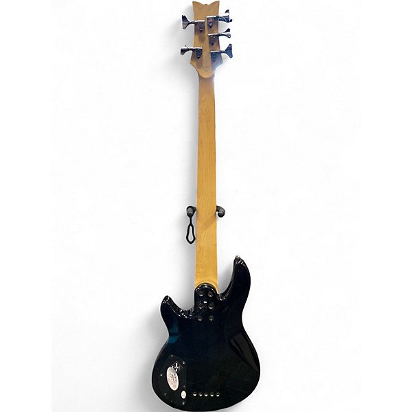 Used Schecter Guitar Research Diamond Series Black Electric Bass Guitar
