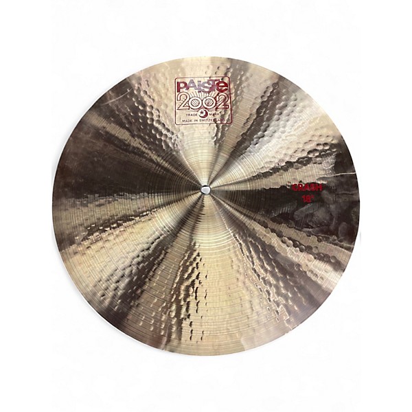 Used Paiste 18in 2002 Crash Cymbal