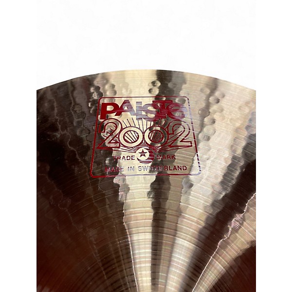 Used Paiste 18in 2002 Crash Cymbal