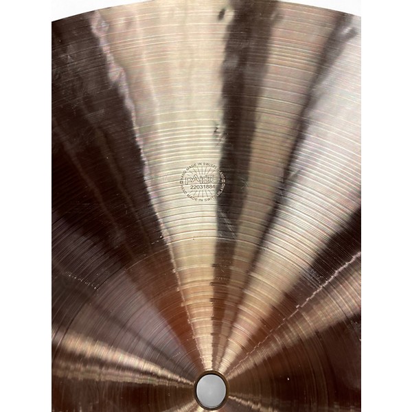 Used Paiste 18in 2002 Crash Cymbal