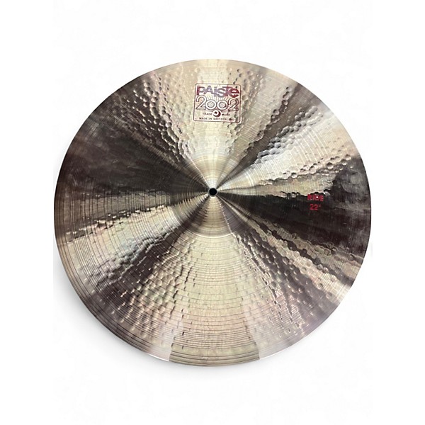 Used Paiste 22in 2002 Ride Cymbal